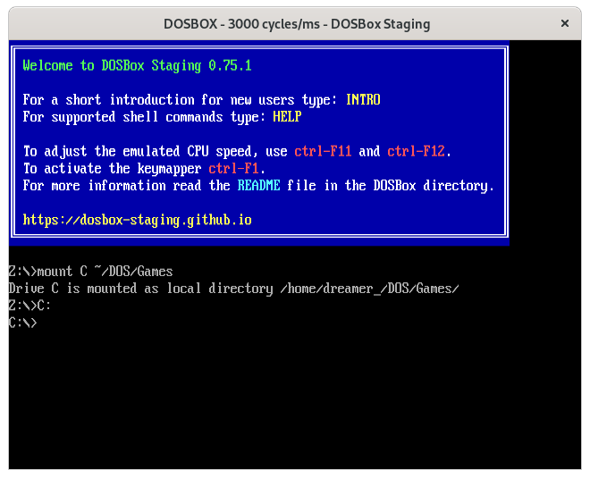 Screenshot 2 of DOSBox Staging