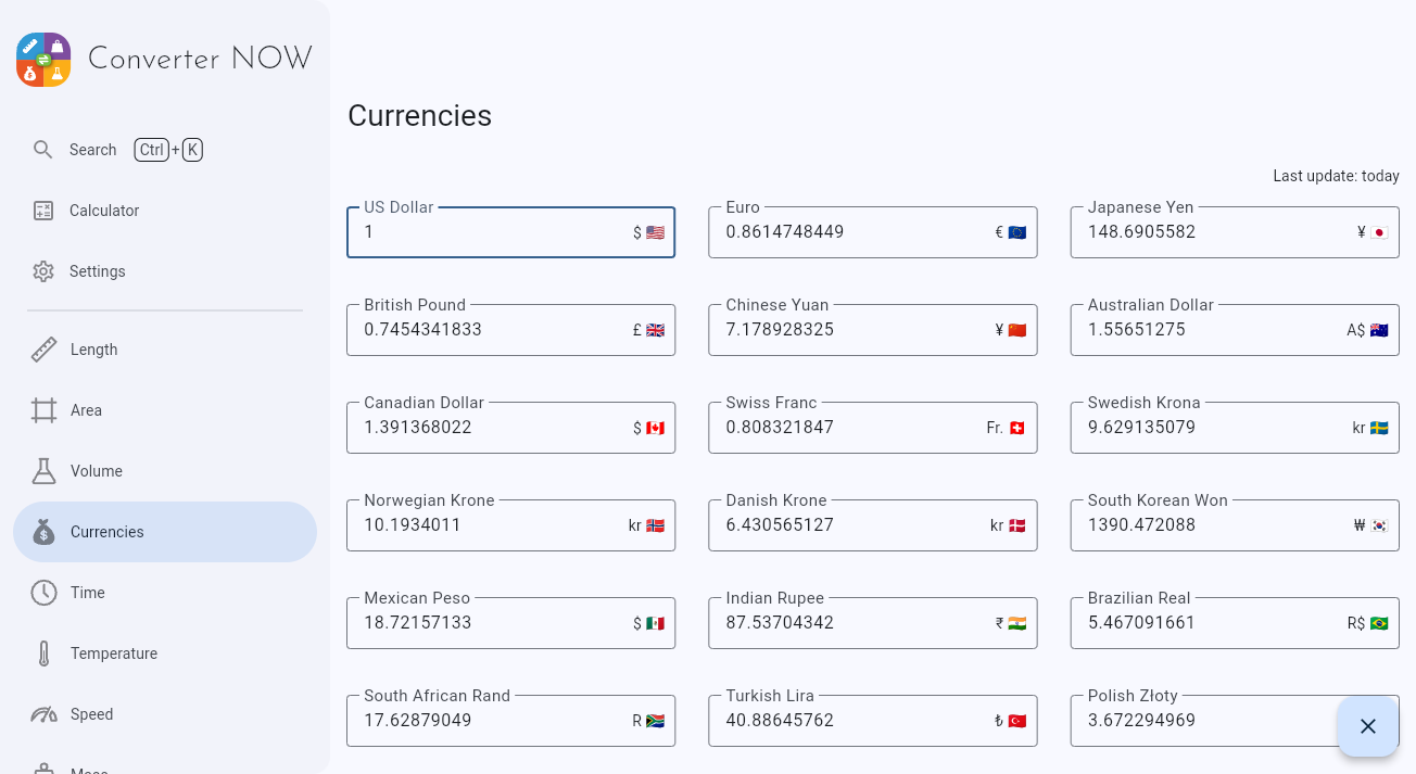 Install Converter NOW: Unit Converter on Linux | Flathub