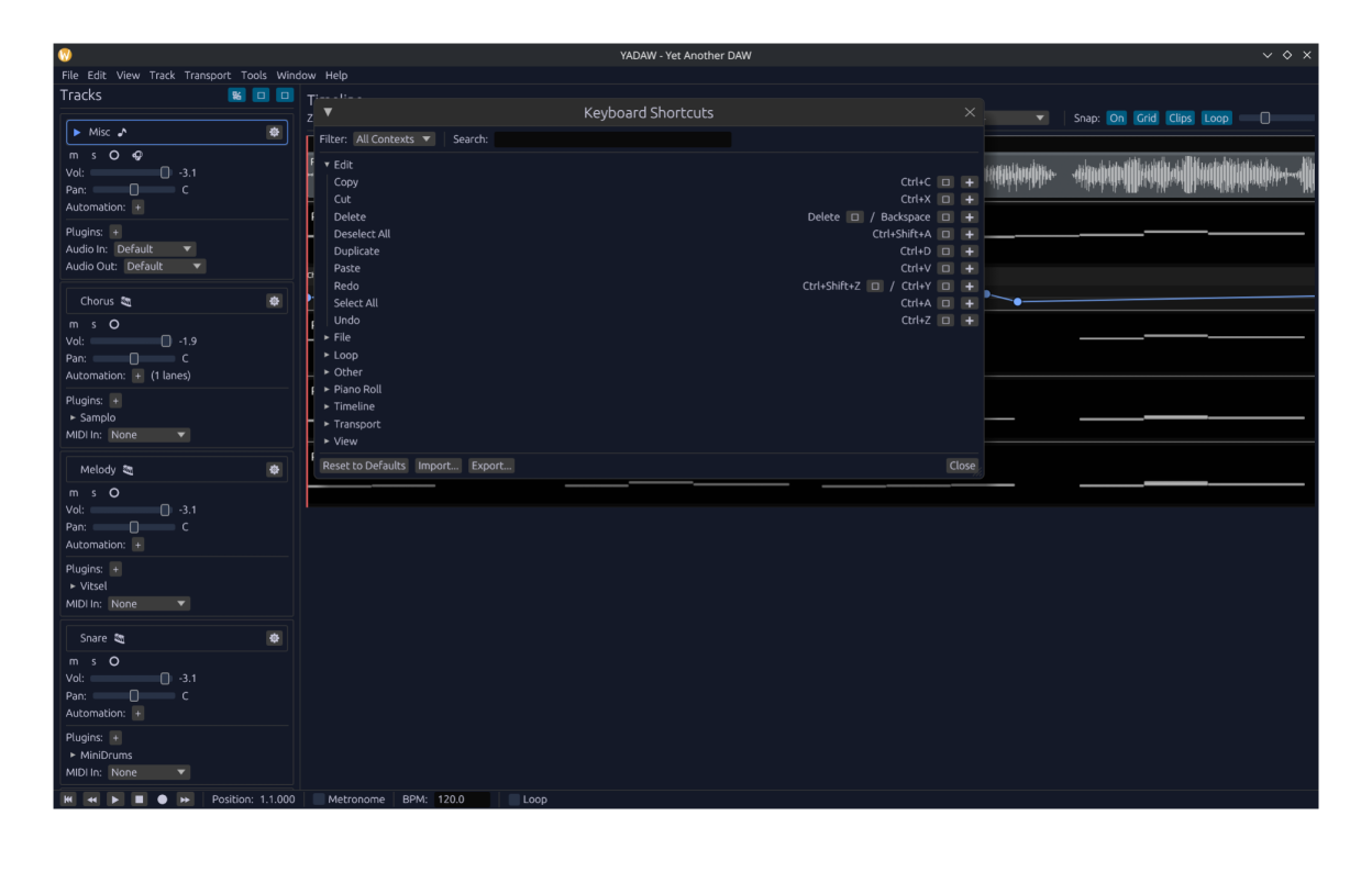 Main interface