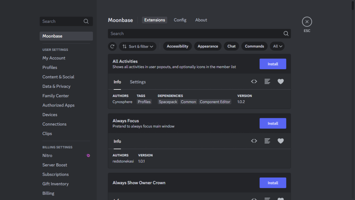 moonlight installer screenshot