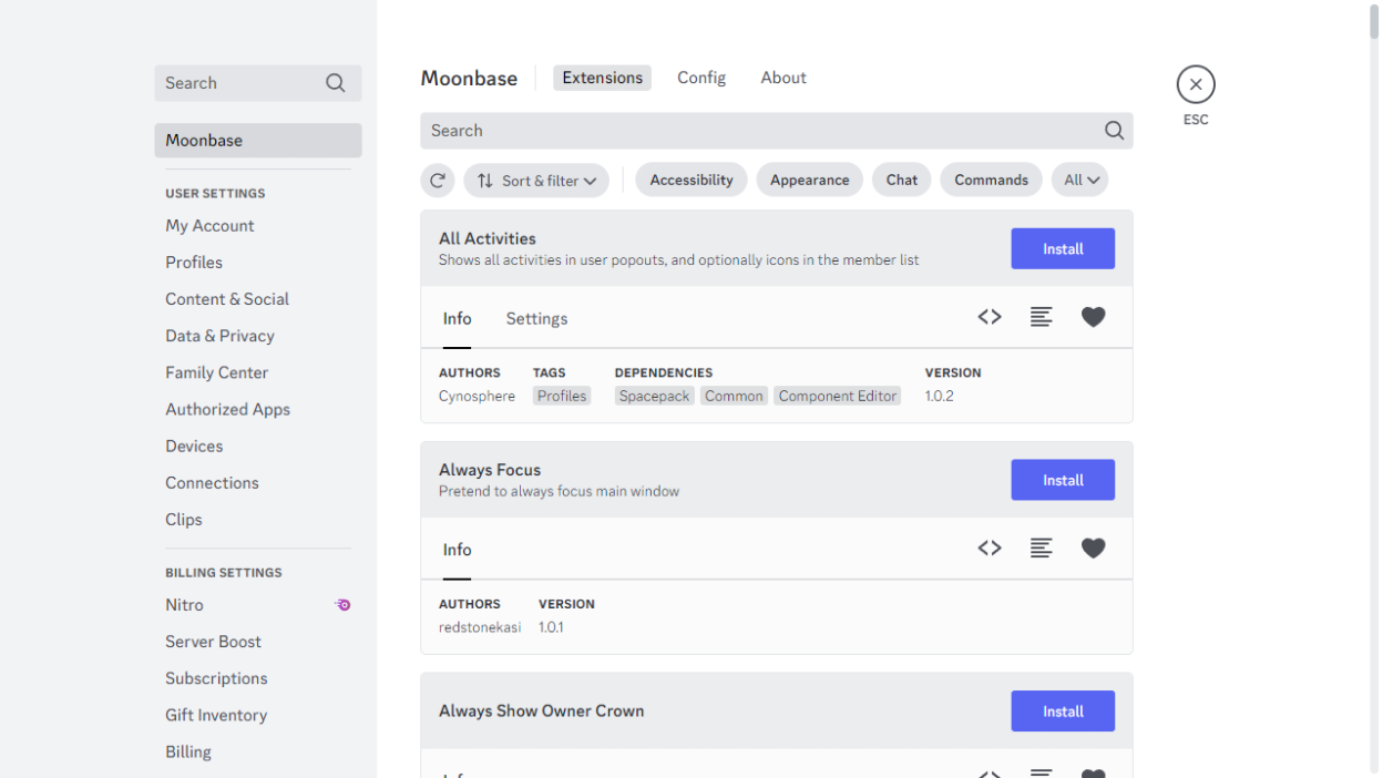 moonlight installer screenshot