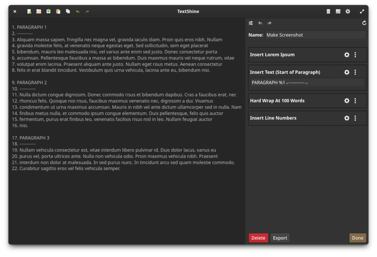 Create custom actions
