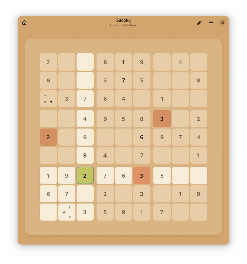 Install Sudoku on Linux | Flathub