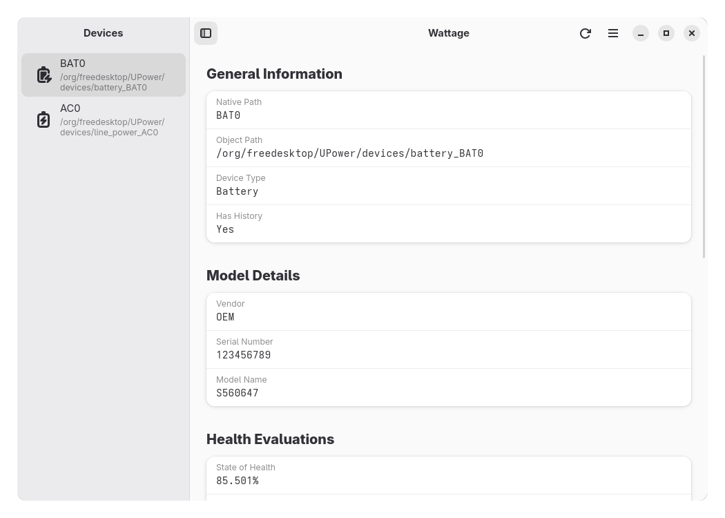 Screenshot 1 of Wattage