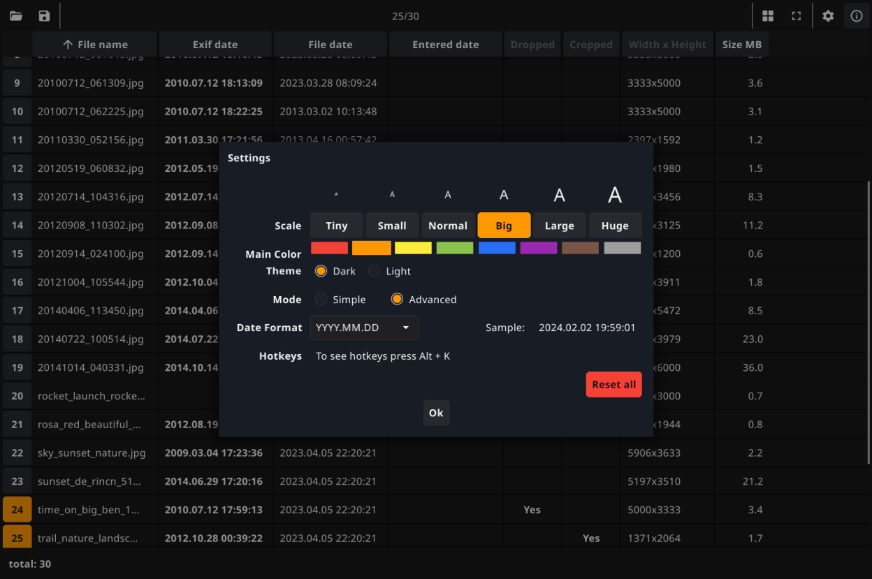 List View