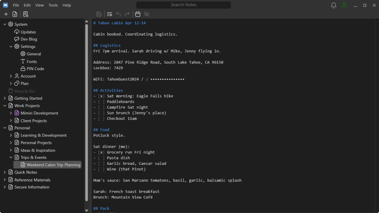 Dark mode