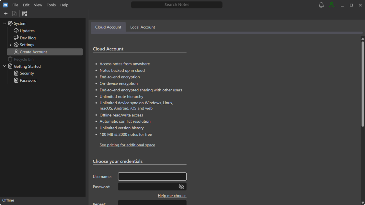 Account Creation