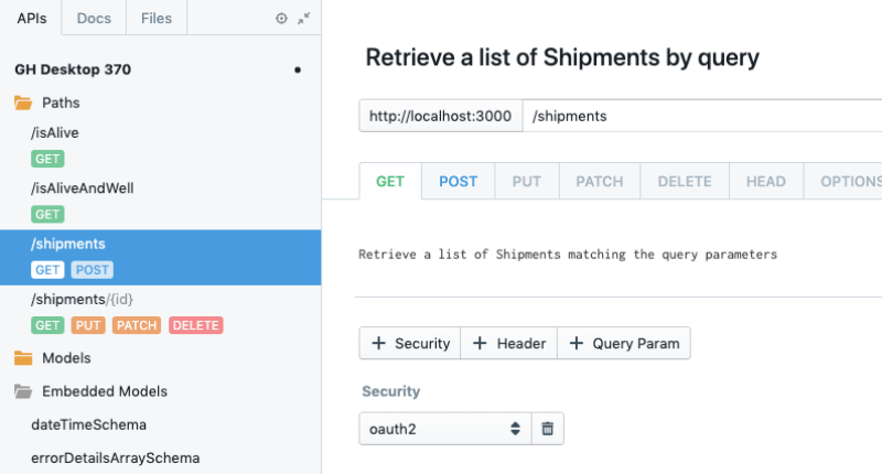 Form-based designing means you don't need to be an OpenAPI expert to get started