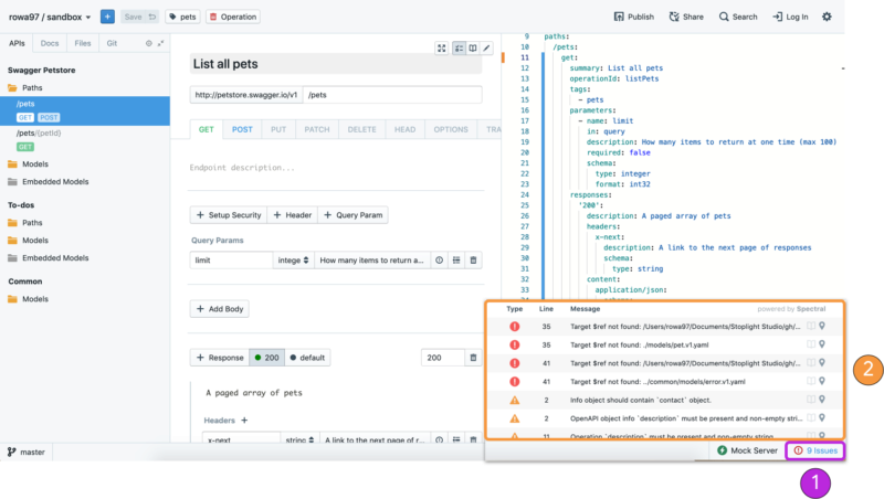 Validation and Linting