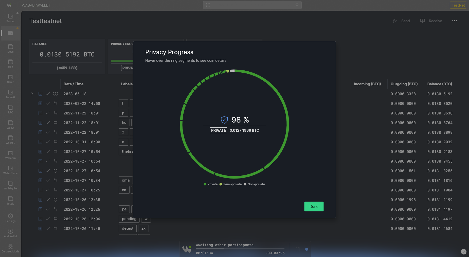 Installer Wasabi Wallet sur Linux | Flathub