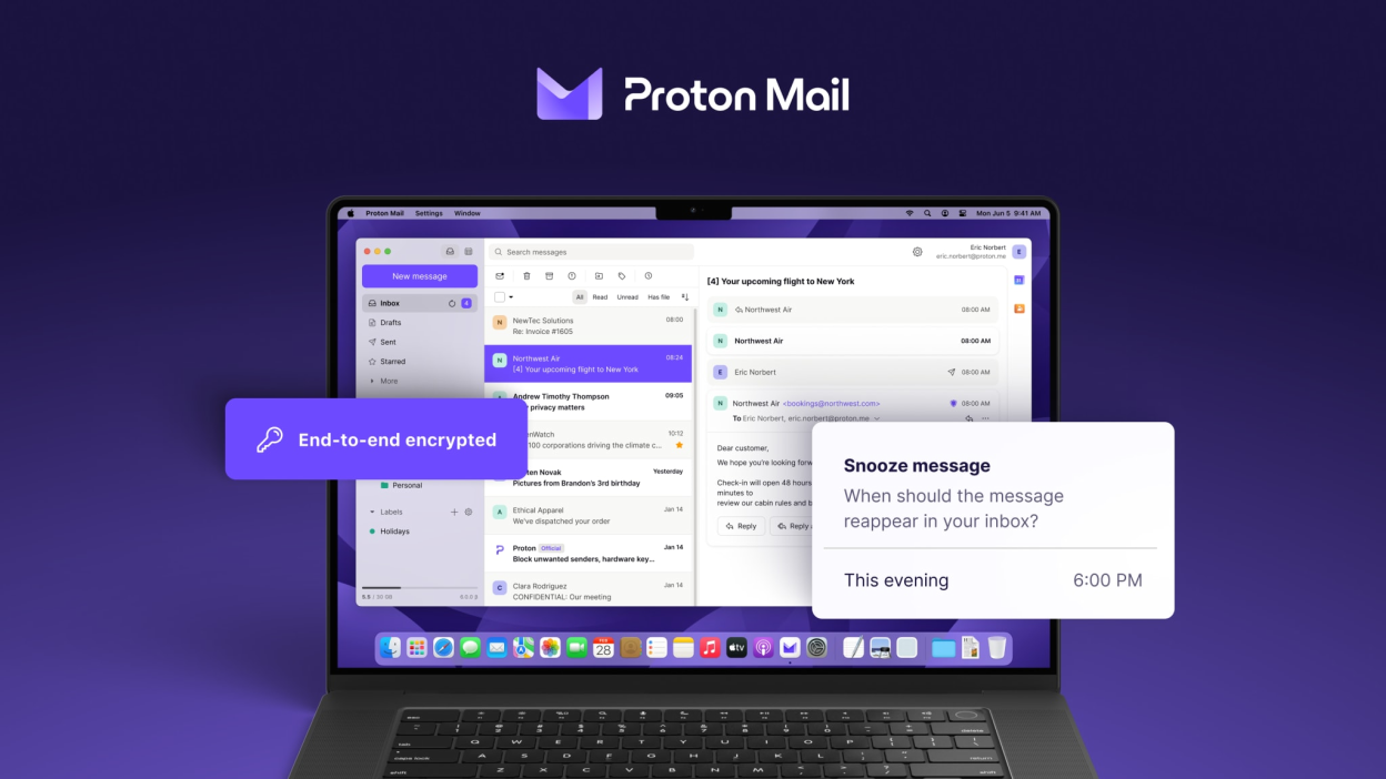 Proton Mail screenshot 1