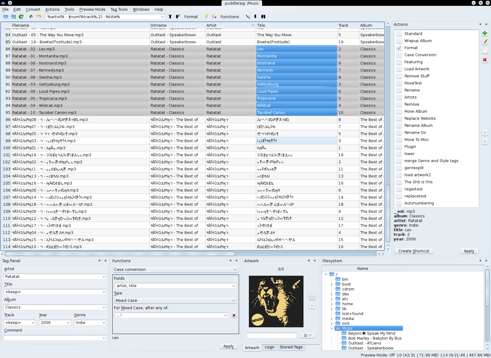 Screenshot 2 of Puddletag