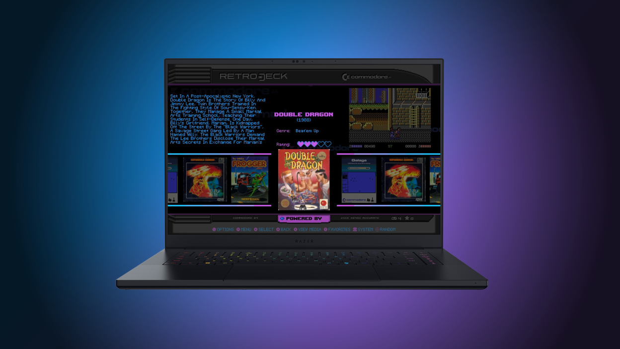 RetroDECK Device Concept: Laptop