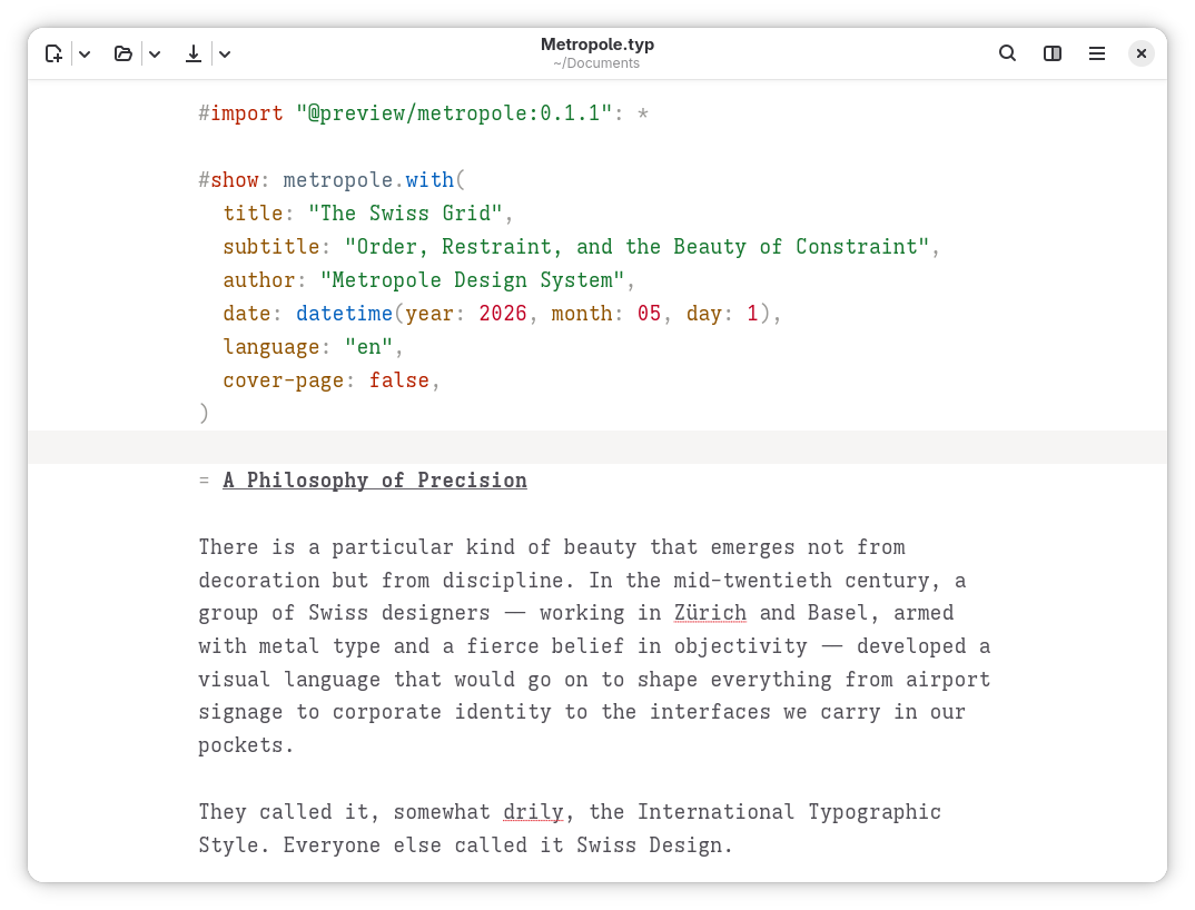 Focus on your writing with a minimal interface and clear fonts