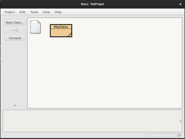 BlueJ screenshot 2