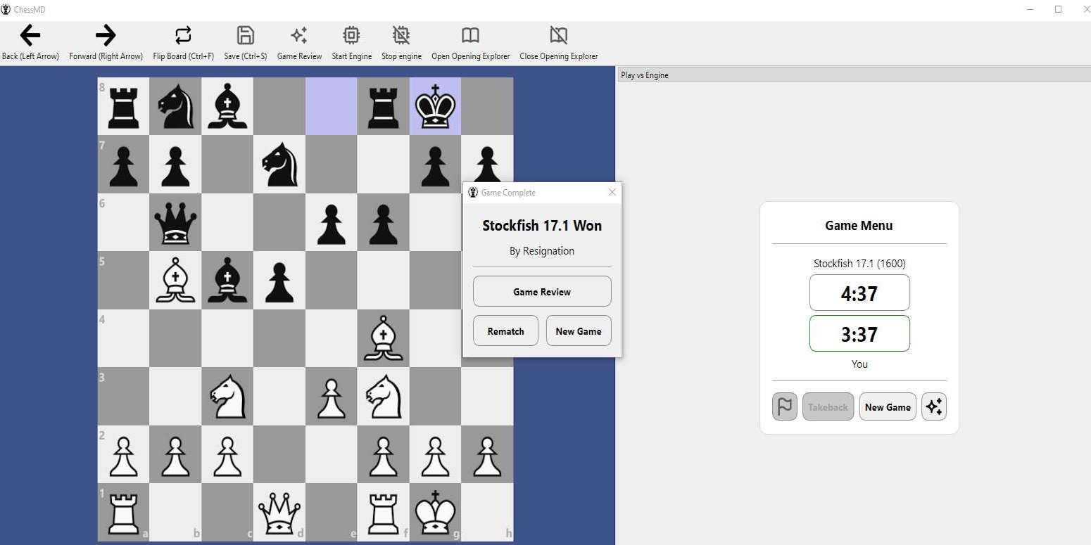 Screenshot 1 of ChessMD