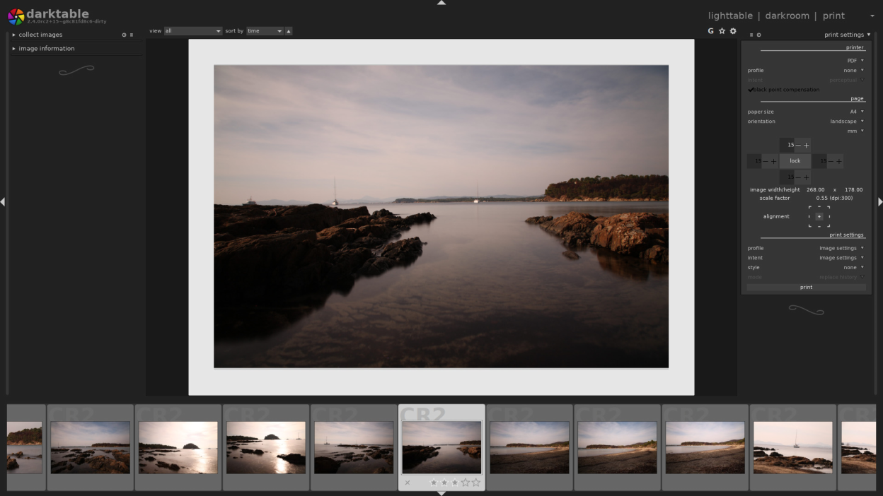 Darktable screenshot 5