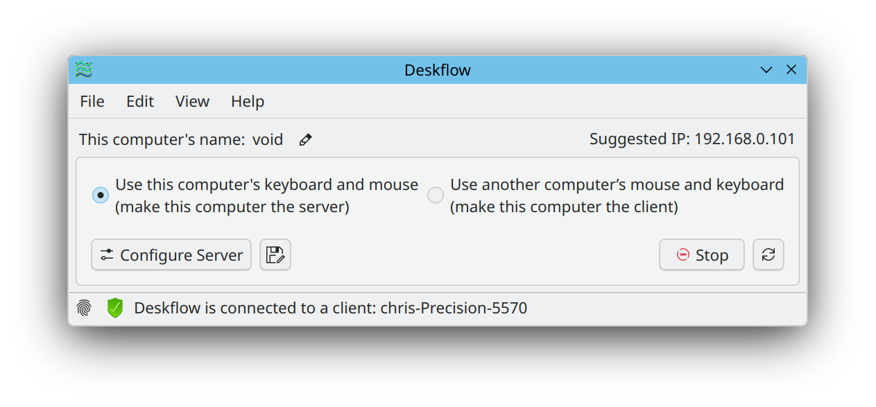 Screenshot 2 of Deskflow