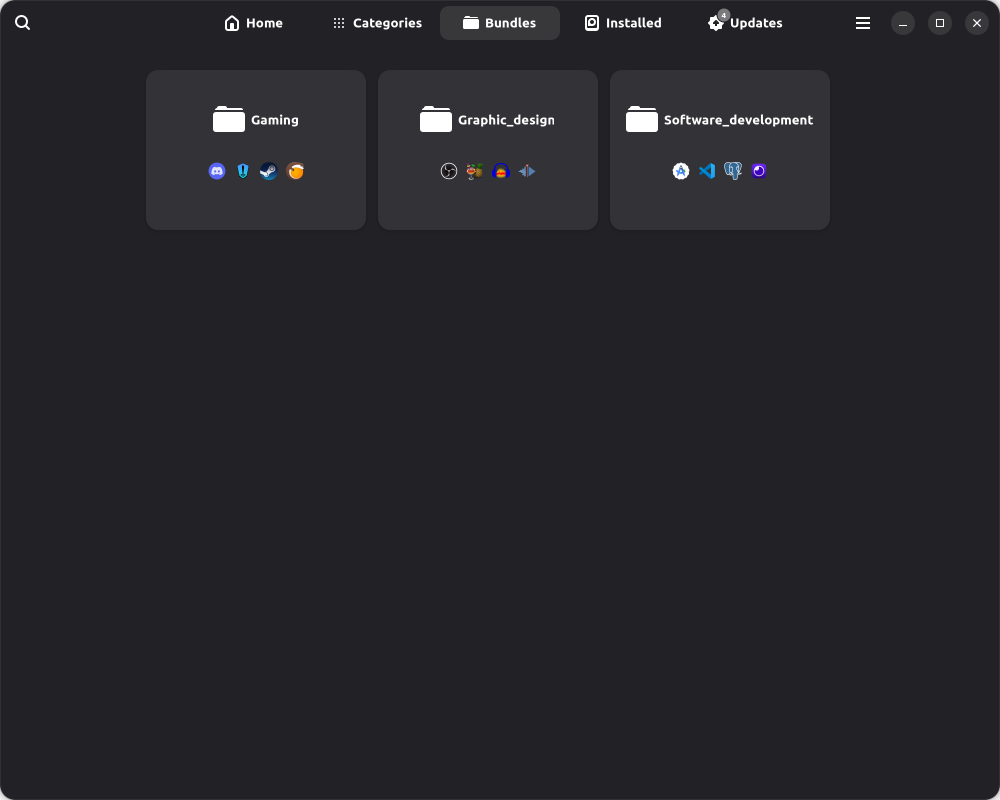 Application bundles