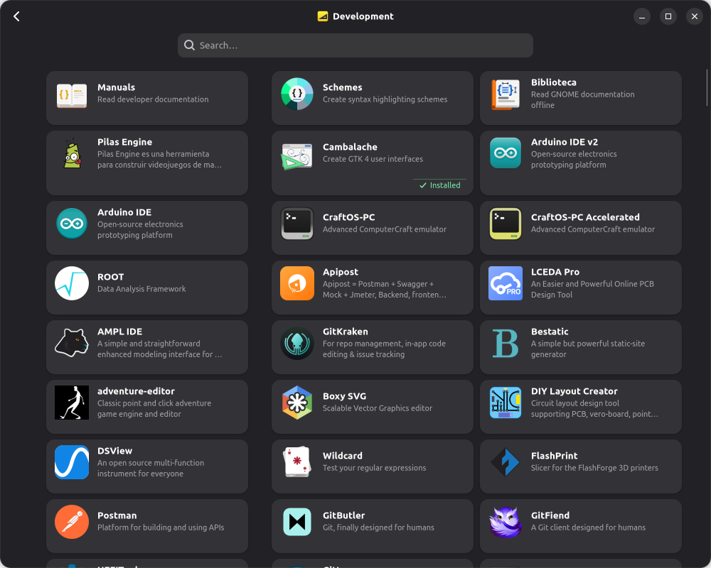 Category page displayed as grid
