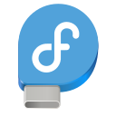 Fedora Media Yazıcı Logosu
