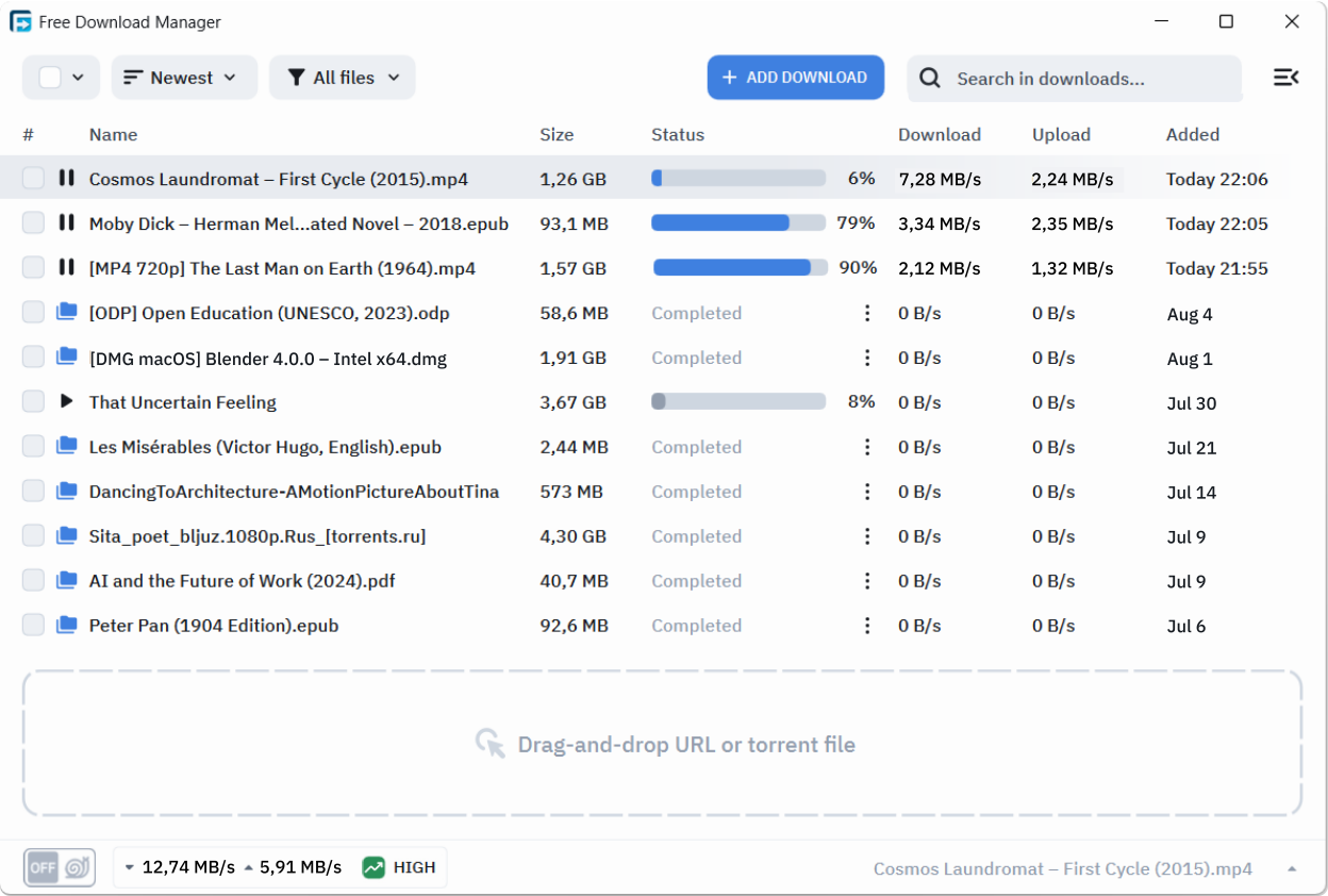 Free Download Manager screenshot 1