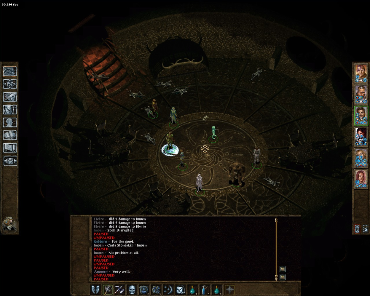 Baldur's Gate II running in high resolution