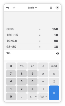Calculator screenshot 1
