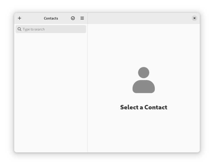 Contacts screenshot 1