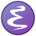 Sovelluksen GNU Emacs logo