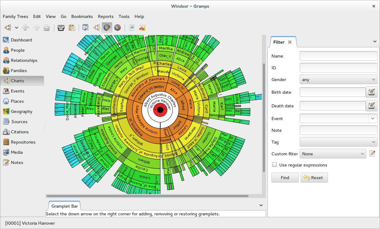 GrampsをLinuxにインストール | Flathub, image size:1226x740