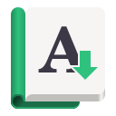 Logo de Font Downloader