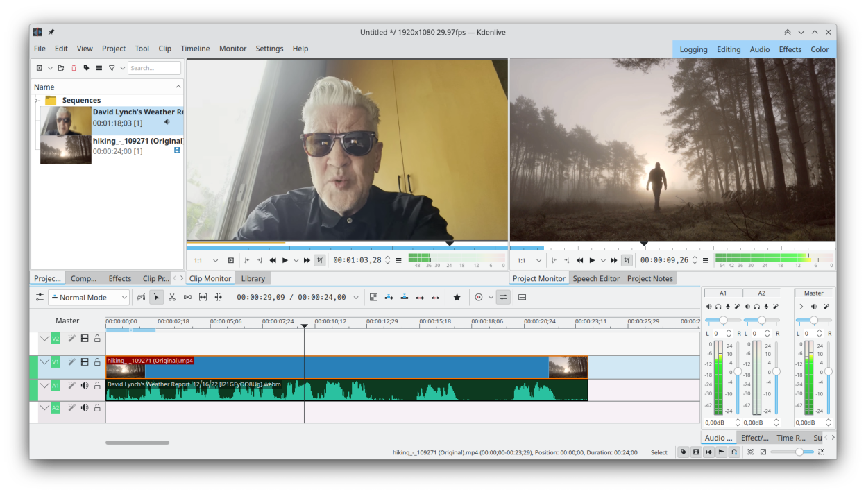 kdenlive screenshot 2