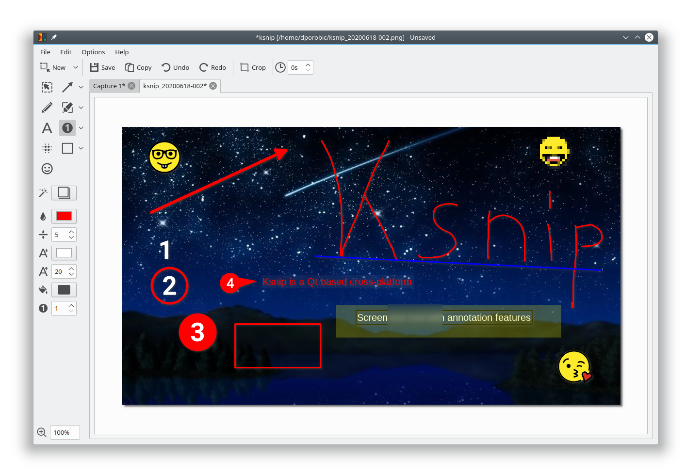 Screenshot 1 of ksnip