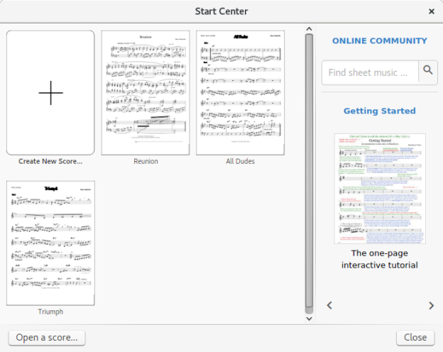 MuseScore screenshot 1