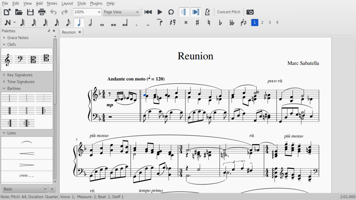 MuseScore screenshot 2