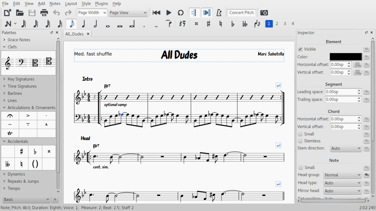 MuseScore screenshot 3