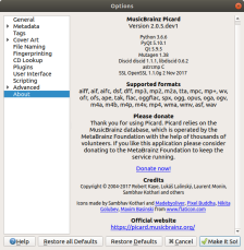MusicBrainz Picard screenshot 2