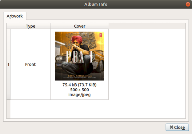 MusicBrainz Picard screenshot 5