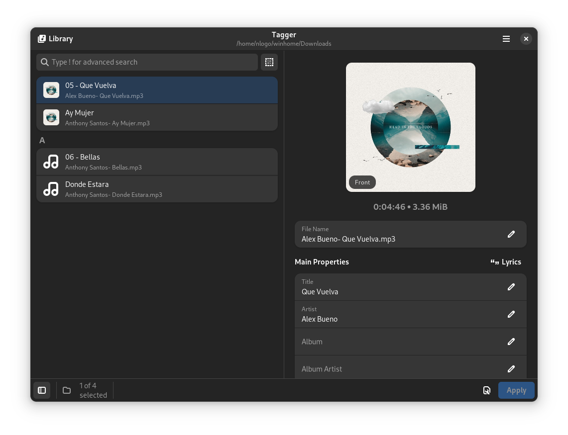 Screenshot 4 of Tagger