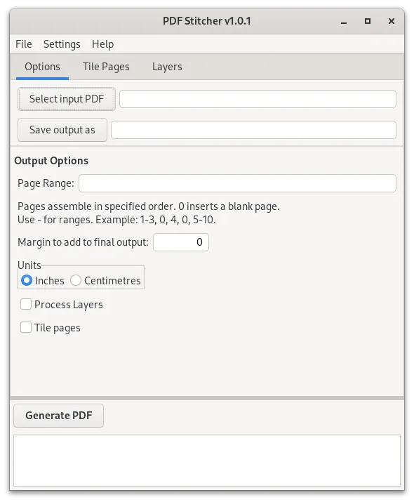 PDF Stitcher screenshot