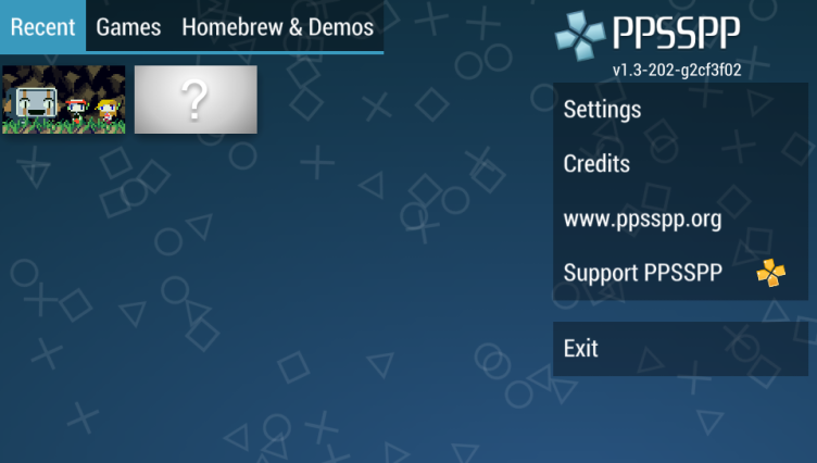 PPSSPP screenshot 1