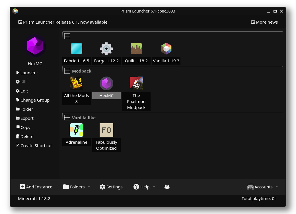 Instalar Prism Launcher en Linux | Flathub