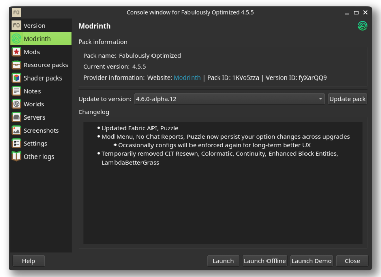 Prism Launcher screenshot 3