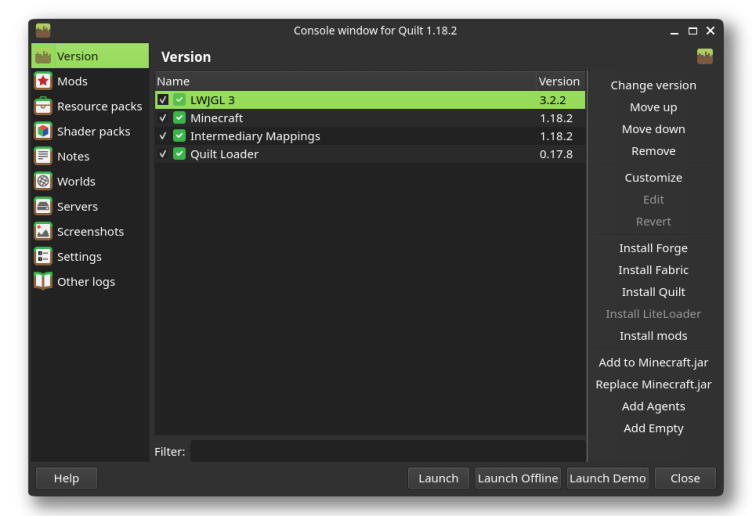 Prism Launcher screenshot 6