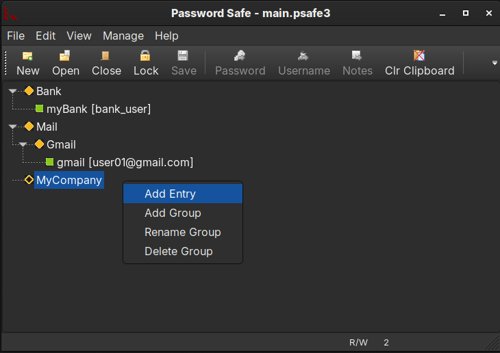 Screenshot 2 of Password Safe