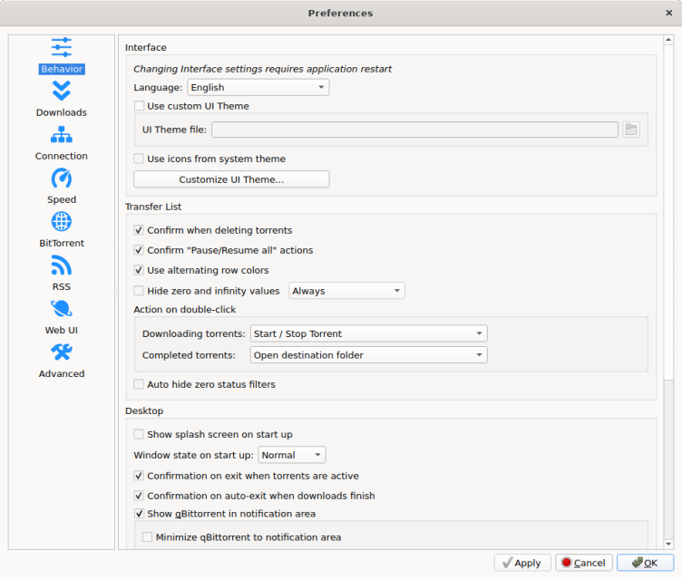 qBittorrent screenshot 3