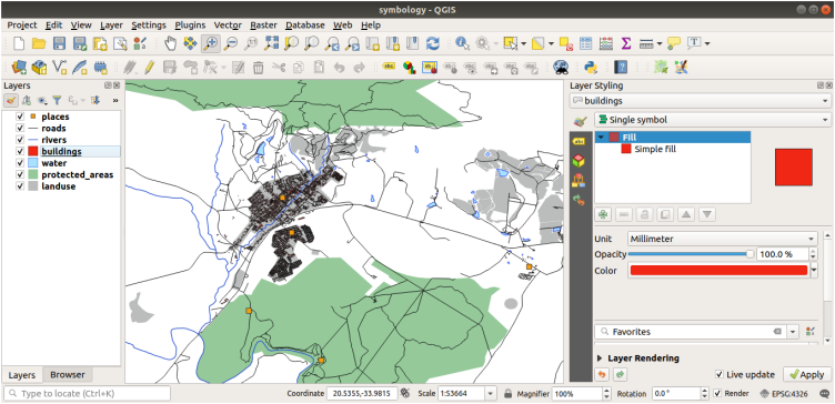 QGIS screenshot 1
