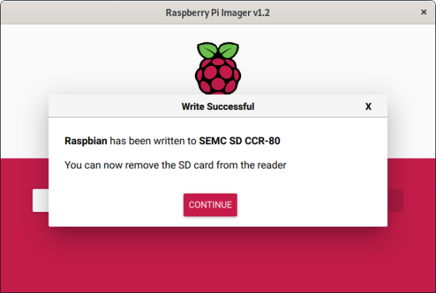 Raspberry Pi Imager screenshot 5