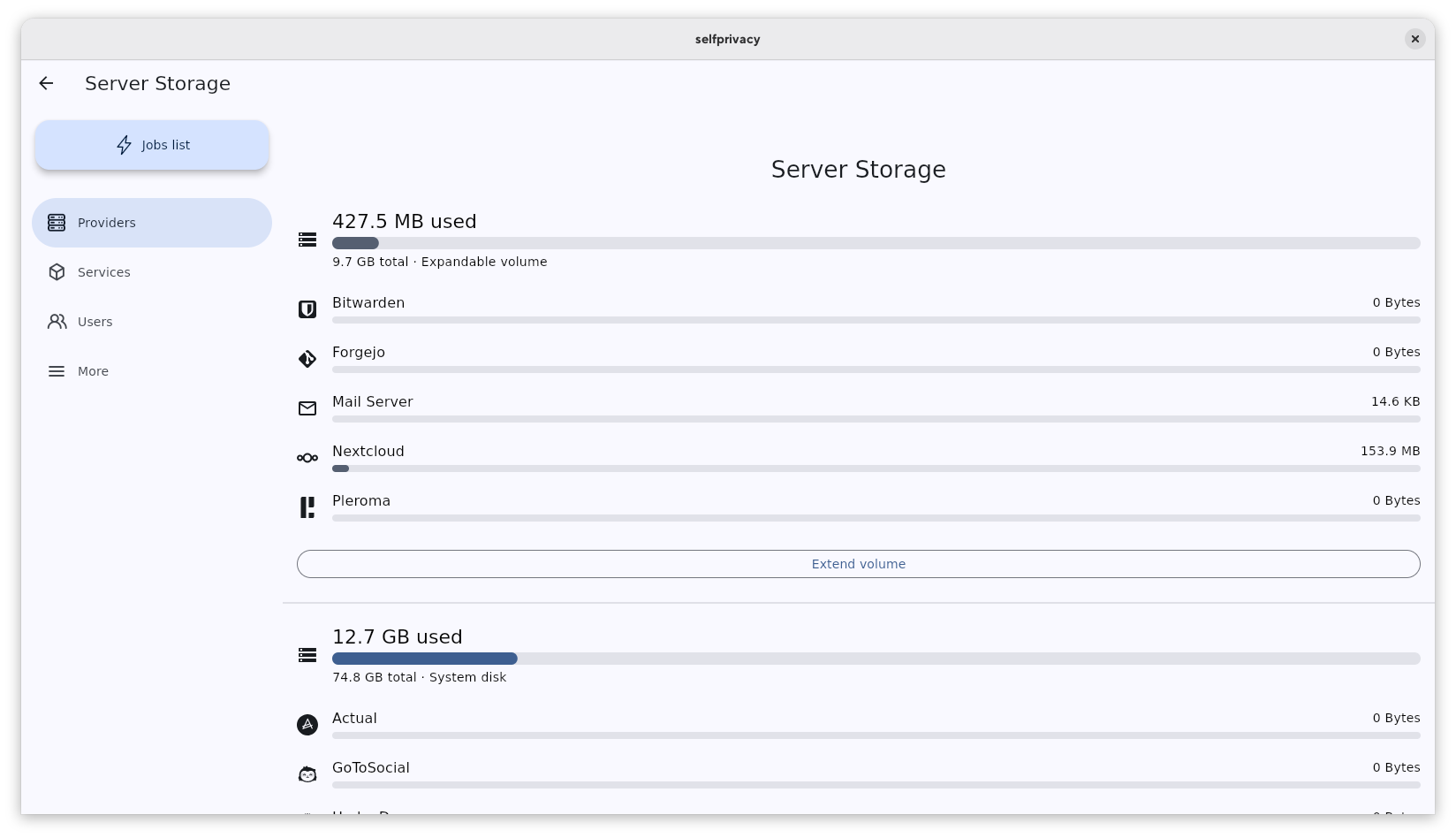 Screenshot 3 of SelfPrivacy